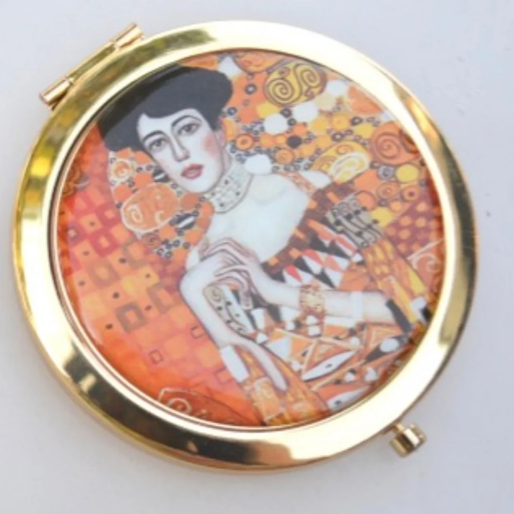 Austrian Artist Gustav Klimt Mirror Compact Vienna Souvenir Fine Art